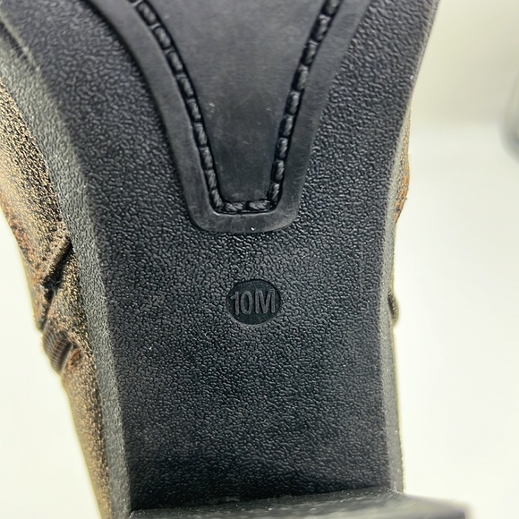 G By Guess - Greedy Gold Glitter Moto Boot With Gold Chain Size 10 - Picture 14 of 15